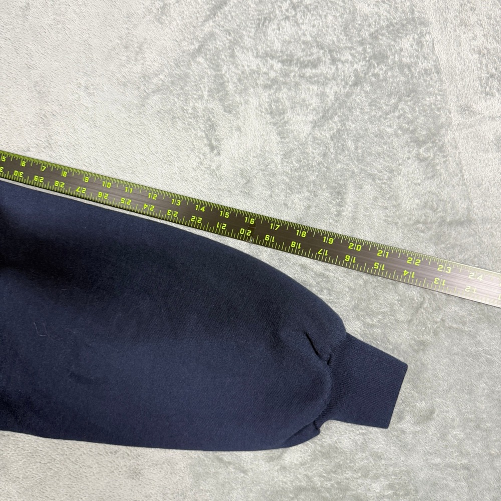 Vintage Russell Athletic Mens Large Sweatshirt Transylvania Navy Blue USA Made - Picture 9 of 10